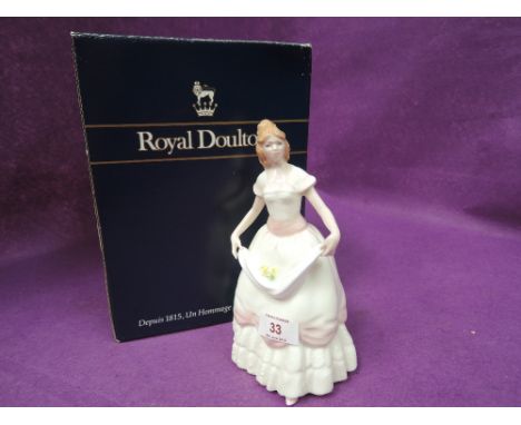 A vintage ceramic figure by Royal Doulton with box Nicole
