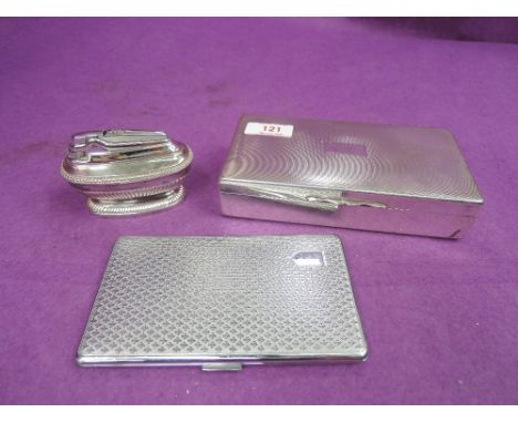 A selection of vintage smokers and tobacco related items including Ronson lighter and han bro case