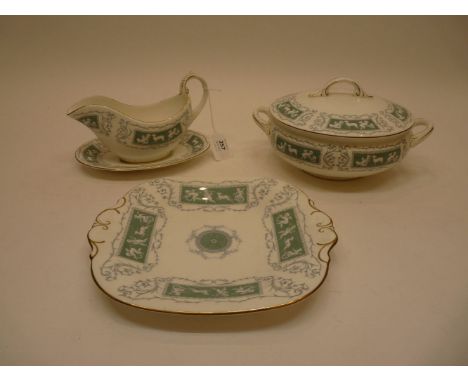 A Coalport 'Revene' pattern part tea/dinner service