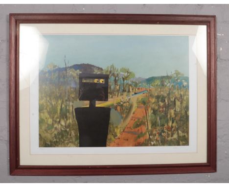 After Sir Sidney Robert Nolan (1917-1992), a framed limited edition lithograph print, First Class Marksman, from the Ned Kell