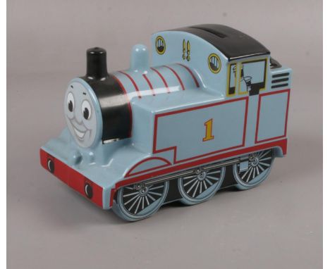 A  Believed Wade Thomas the Tank engine ceramic money box.  