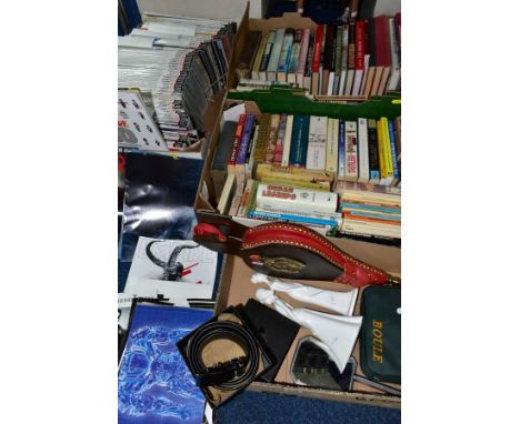 BOOKS, MAGAZINES &amp; SUNDRIES, two boxes of miscellaneous titles, one box of approx. ninety-five ‘Empire’ magazine titles a