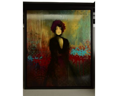 TROIKA (TROIKA are a collaboration of three artists, Eva Rucki, Conny Freyer and Sebastian Noel)a portrait of a female figure