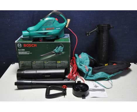 A BOSCH ALS 2500 GARDEN VAC in new condition with box, accessories and instruction manual (PAT pass and working)