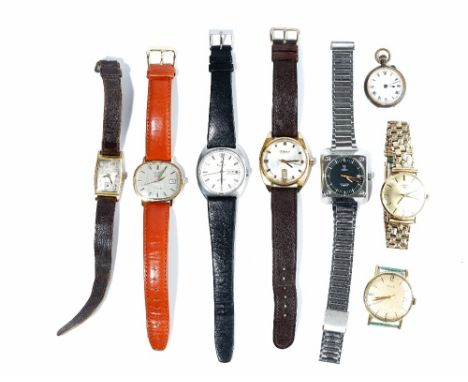 A Rotary Automatic 9ct gold oval cased gentleman's wristwatch, the signed silvered dial with baton numerals, date of the mont
