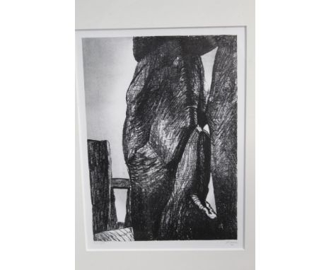 *Henry Moore (1898 - 1986), signed limited edition lithograph - Stonehenge, Plate 9, 32/60, from the Stonehenge Suite, in gla