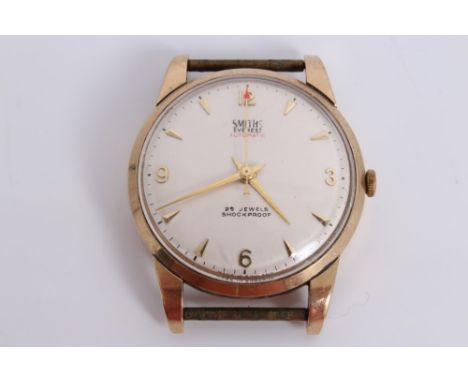 Early 1960s gentlemen's Smith Everest Automatic gold wristwatch, the circular dial with applied Arabic and spearhead hour mar