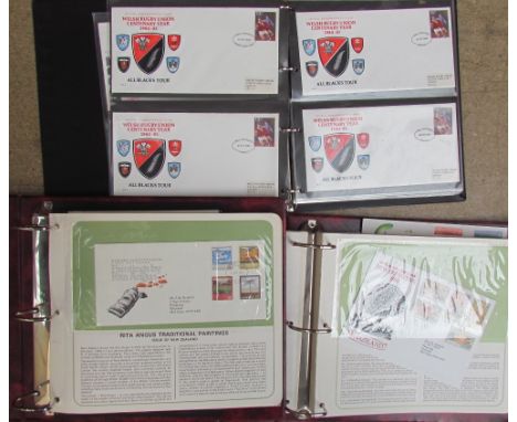 Sporting first day covers together with two other albums of first day covers