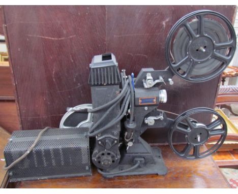 A Pathescope projector and reels