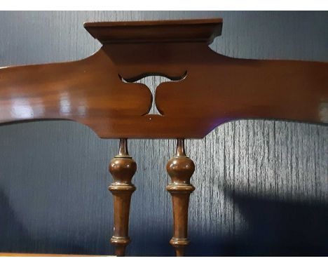 EDWARDIAN MAHOGANY HALL STAND, EARLY 20TH CENTURY with central mirror, single drawer and original drip trays198cm high x 90cm