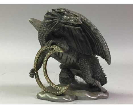 MYTH AND MAGIC, COLLECTION OF CAST PEWTER FIGURES including Burnin' Rubber 3945, Master of the Gargoyles 3902, Let's Go Man 3