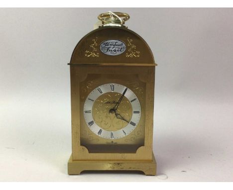 SETH THOMAS MANTEL CLOCK, ALONG WITH BINOCULARS AND OTHER ITEMS also a lacquered circular box, Singer toy sewing machine, vin