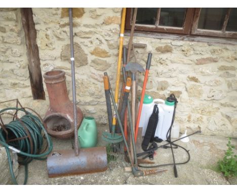 'Castor Turbo 21' petrol engine strimmer, 'Danarm 24E' petrol engine strimmer & 'Echo' petrol engine hedge cutter and various