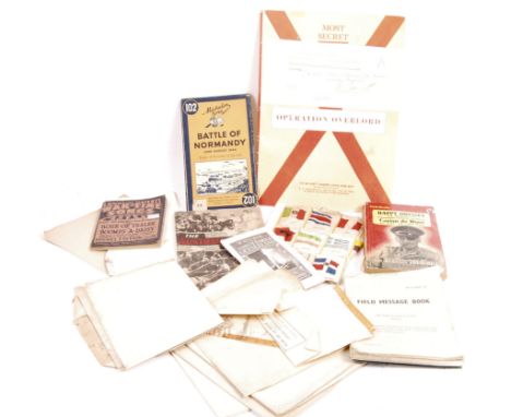 A collection of assorted WWI First &amp; WWII Second World War and related ephemera - includes; The Australian Army At War, 1