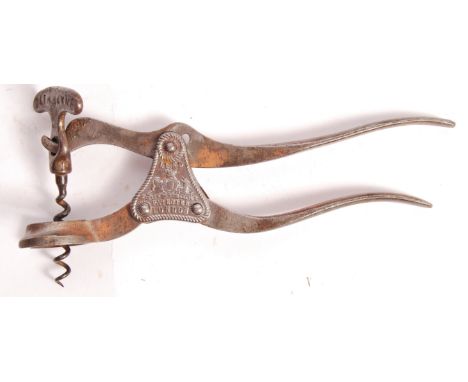 A rare original WWI First World War interest RFC Royal Flying Corps corkscrew and puller, once owned by Second Lieutenant Mor