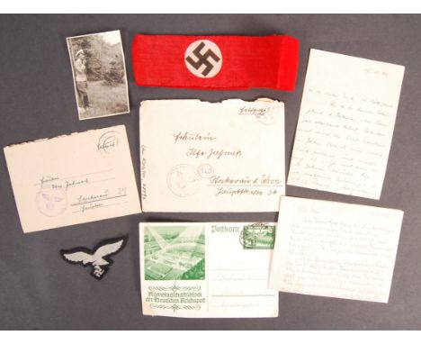 A collection of original WWII Second World War German Army Third Reich Nazi Party related personal effects - all presumed rel