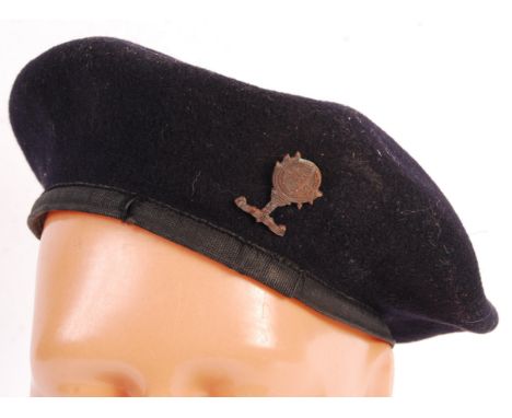 An incredibly rare WWII Second World War era PPA Popskis Private Army ' No.1 Demolition Squad ' special forces uniform beret.