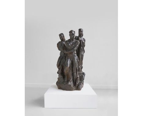 Georg Kolbe     1877 Waldheim/Sachsen - 1947 Berlin Modell für ein Beethoven-Denkmal. 1927. Bronze mit dunkelbrauner Patina. 