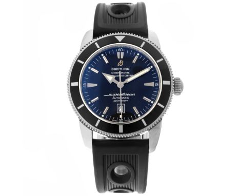 No Reserve - Breitling Superocean Automatic A17320 - Men's watch - 2014. Case: steel - strap: rubber - automatic - box, docum