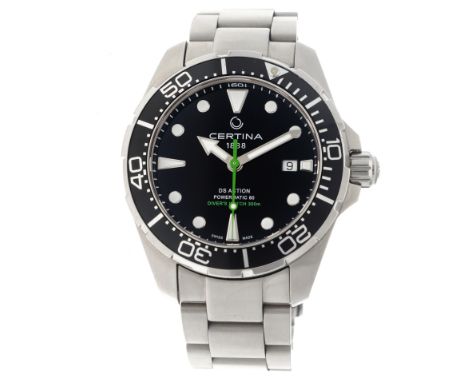 No Reserve - Certina DS Action C032.407.11.051.02 - Men's watch - 2021. Case: steel - bracelet: steel - automatic - box, docu