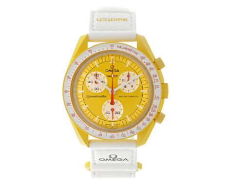 No Reserve - Swatch x Omega Speedmaster "Mission To The Sun" SO33J100 - Men's watch - 2022. Case: bio-ceramic - strap: textil