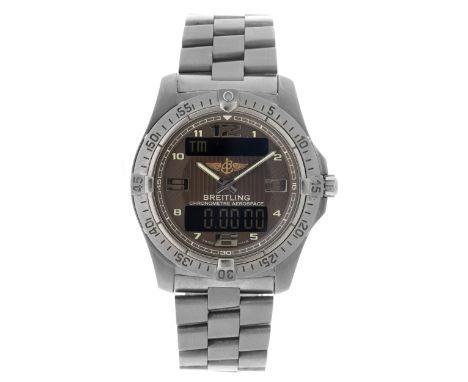 No Reserve - Breitling Aerospace Avantage Titanium E7936210 - Men's watch - 2014. Case: titanium - bracelet: titanium - quart