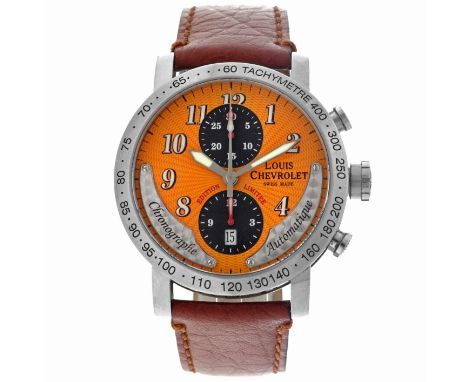 No Reserve - Louis Chevrolet Frontenac Limited Edition A7100 - Men's watch. Case: steel - strap: leather - automatic - condit