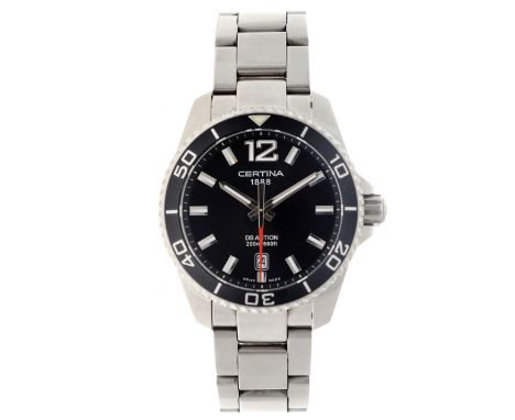 No Reserve - Certina DS Action C0134101105700 - Men's watch - 2011. Case: steel - bracelet: steel - quartz - condition: good,