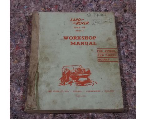 Land Rover series 1 workshop manual 