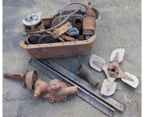 Box of assorted Vauxhall spares 