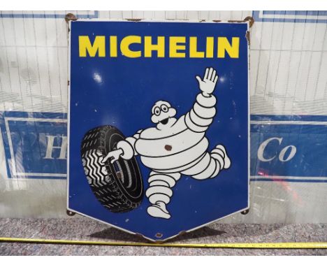 Enamel sign - Michelin 31.5x27" 