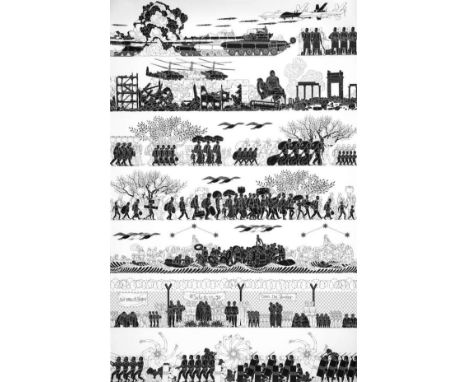 Ai WeiWei (b.1957)aOffset lithograph, 2017, the edition was 1000, on wove paper, the full sheet printed to the edges, sheet 9