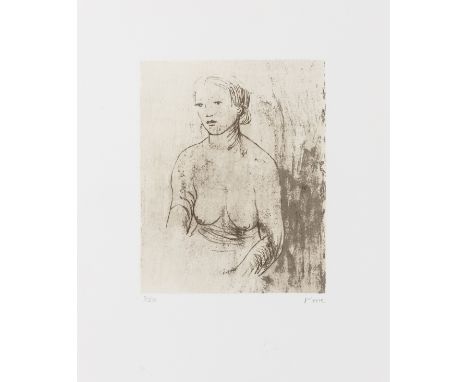 δ Henry Moore (1898-1986)Girl I (Cramer 397)Lithograph, 1974, signed in pencil, numbered from the edition of 50, printed by C