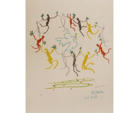 δ Pablo Picasso (1881-1973) (after)La Ronde de Jeunesse Lithograph printed in colours, 1961, signed in pencil, numbered from 