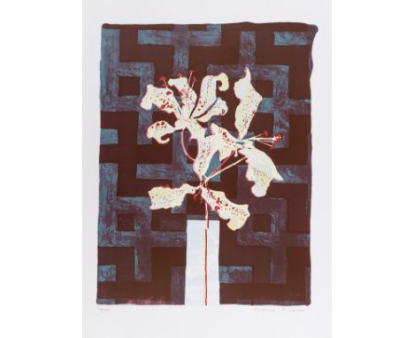 δ Patrick Procktor (1936-2003)LilyLithograph printed in colours, signed and numbered from the edition of 150 in pencil, on wo