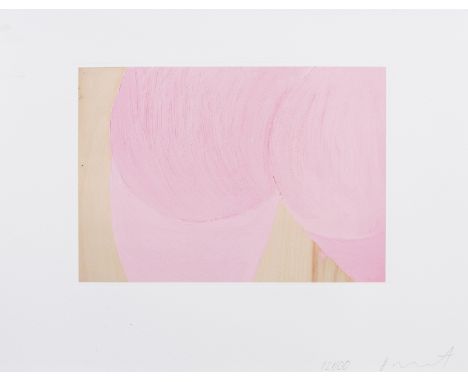 δ Laure Provoust (b.1978)Bum PaintingDigital print in colours with embossed plate, 2017, signed and numbered from the edition
