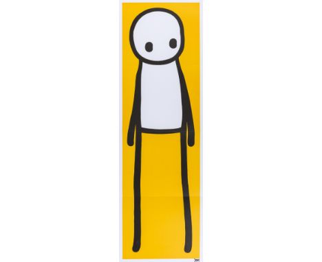 δ STIKStanding Figure (Yellow)Offset lithograph printed in colours, 2015, signed in black ink, on wove paper, with full margi