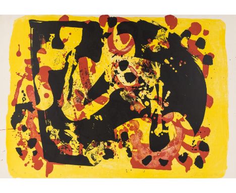 Alan Davie (1920-2014)Zurich Improvisation IILithograph printed in colours, 1965, signed and dated in pencil, numbered from t