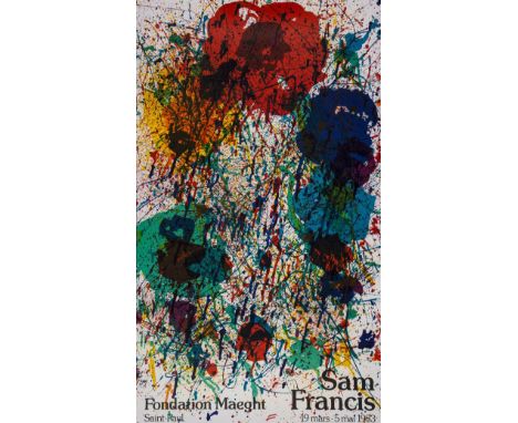 NO RESERVE Sam Francis (1923-1994) Expo 1983 (Sam Francis Fondation Maeght) (SF-229p)Lithograph printed in colours, 1983, fro