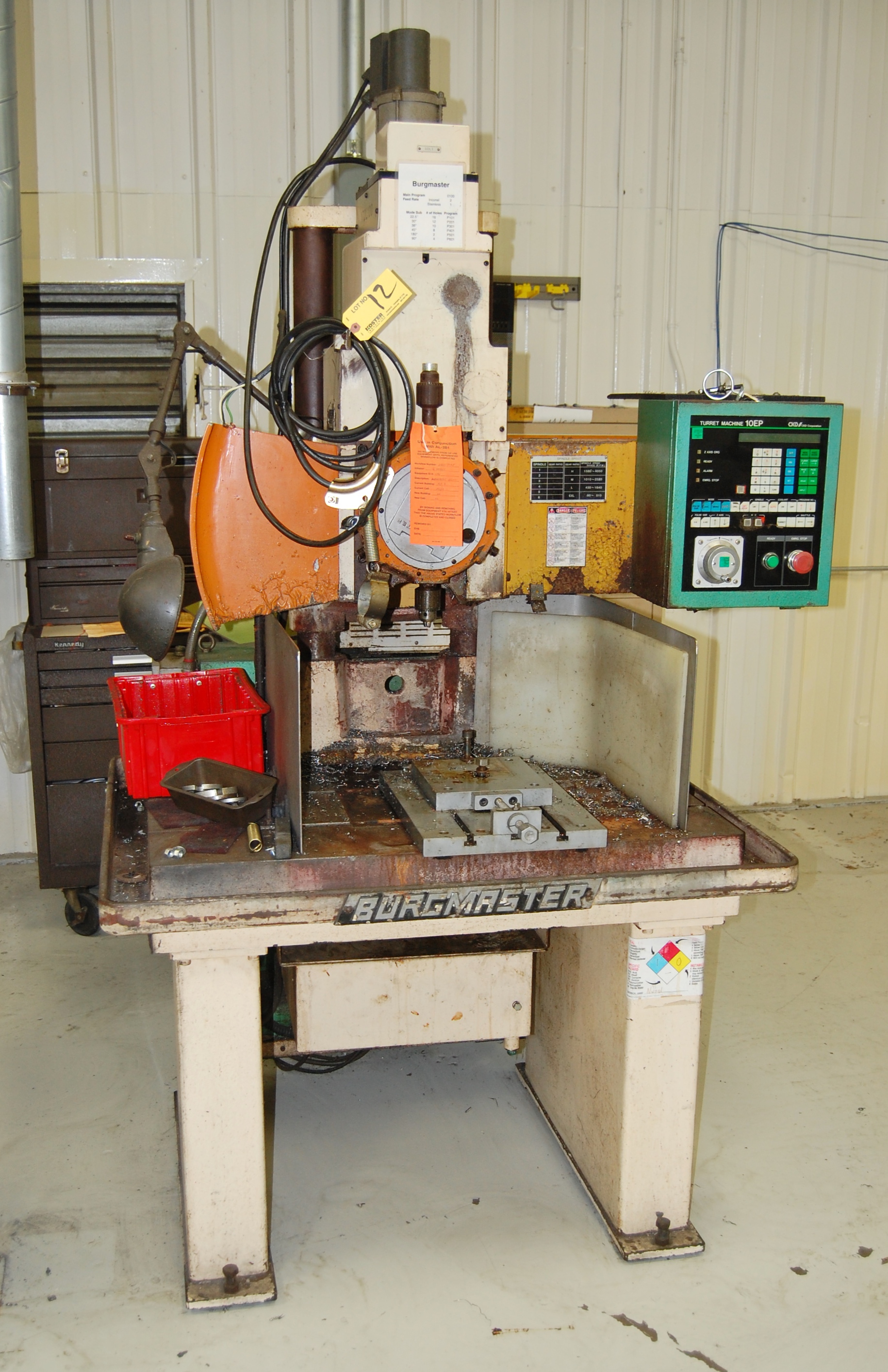 BURGMASTER 172L100 6STATION TURRET DRILL PRESS, WITH CKD / TURRET