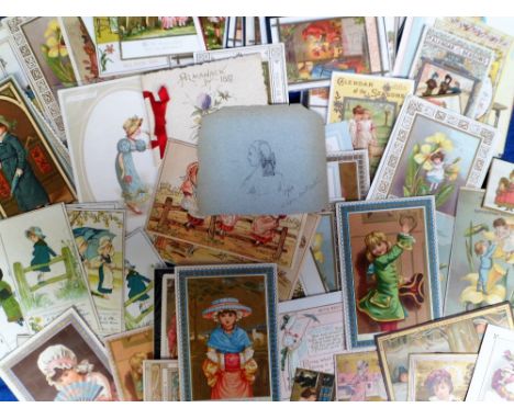 Tony Warr Collection, Ephemera, Kate Greenaway, a large collection of Kate Greenaway related ephemera to include a small sket