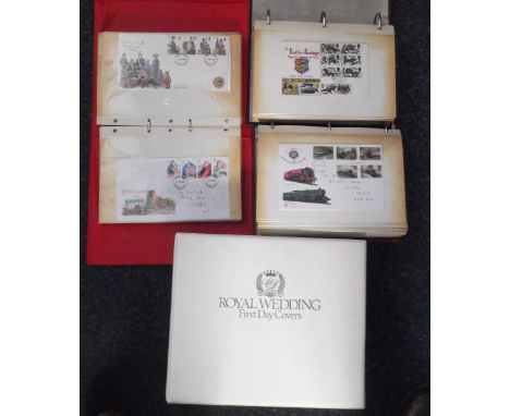 First Day Covers, GB Cover collection 1966-1991, mostly with hand-written addresses in 3 albums, also including a few Isle of