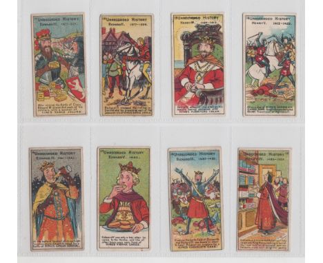 Trade cards, King's Specialities, Unrecorded History (28/37) (2 with staining to backs, some light foxing, gen gd) (28)