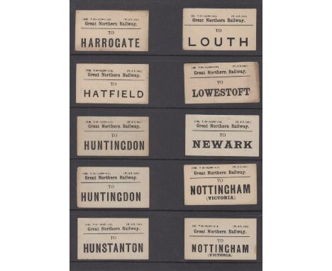 Railwayana, an album containing 175+ vintage luggage labels, various destinations and railway companies inc. many North Easte