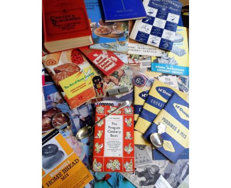 Ephemera, a quantity of Cookery Books and Advertising Items to include 1963 copy of 'The Penguin Cookery Book' by Bee Nilson,