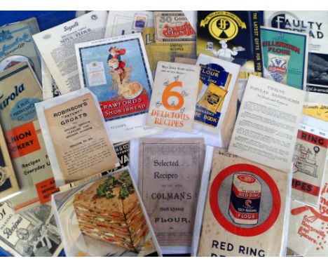 Ephemera, Cookery, 35+ recipe leaflets, booklets, inserts and advertising items all relating to flour and biscuits from the e
