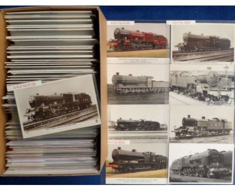 Postcards etc, Railway Engines, LMS, a collection of approx. 300 postcards, photographs, and coloured cards of Railway Engine