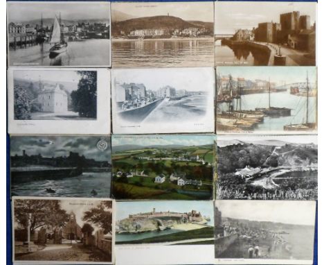 Postcards, a mixed collection of approx. 72 Isle of Man cards with 39 used. Mostly large towns and tourist venues. A few good