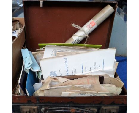 Ephemera, a large quantity of assorted ephemera covering the 1940s to the 1980s to include Home Guard instructions, WW2 army 