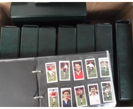 Trade cards, a large collection of trade cards, mostly complete sets contained in 10 modern albums, including some reproducti